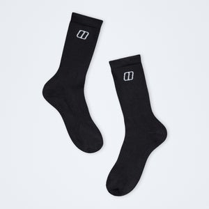 Unisex Everyday Sock 3 Pack - Black