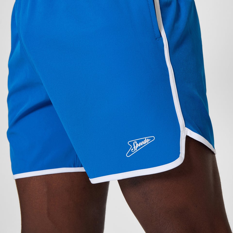 Herren Jetstream Einfarbige Badeshorts 40 cm Blau