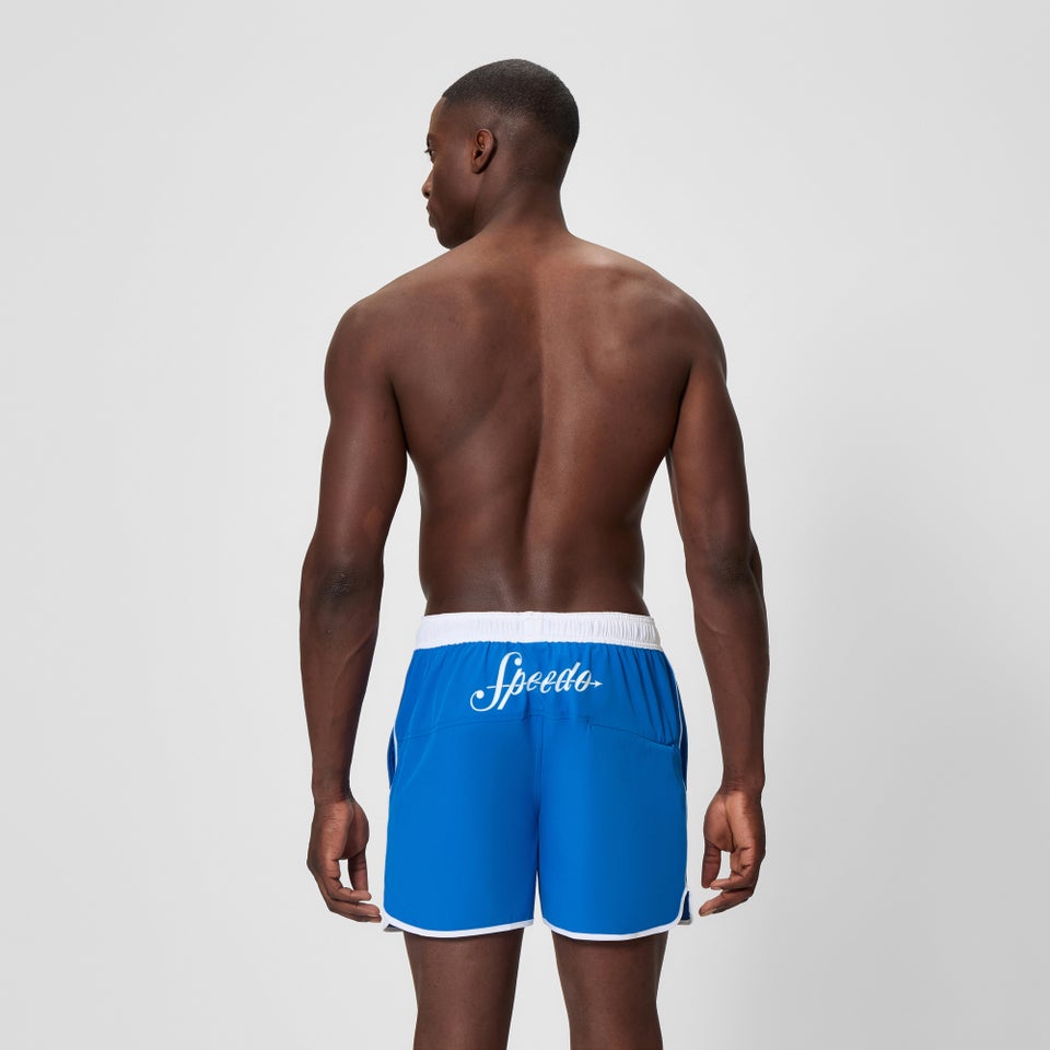 Herren Jetstream Einfarbige Badeshorts 40 cm Blau