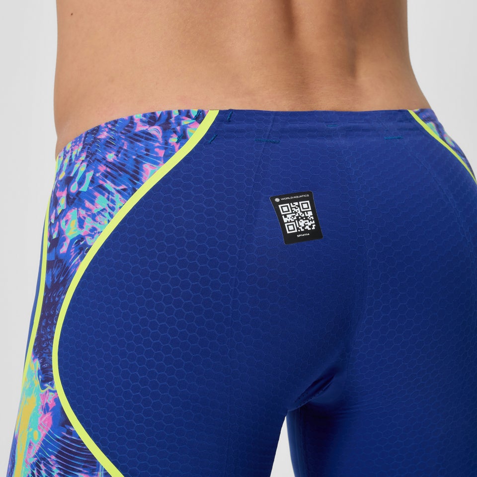 Men's Fastskin LZR Pure Intent 2.0 Jammer Navy/Blue/Yellow