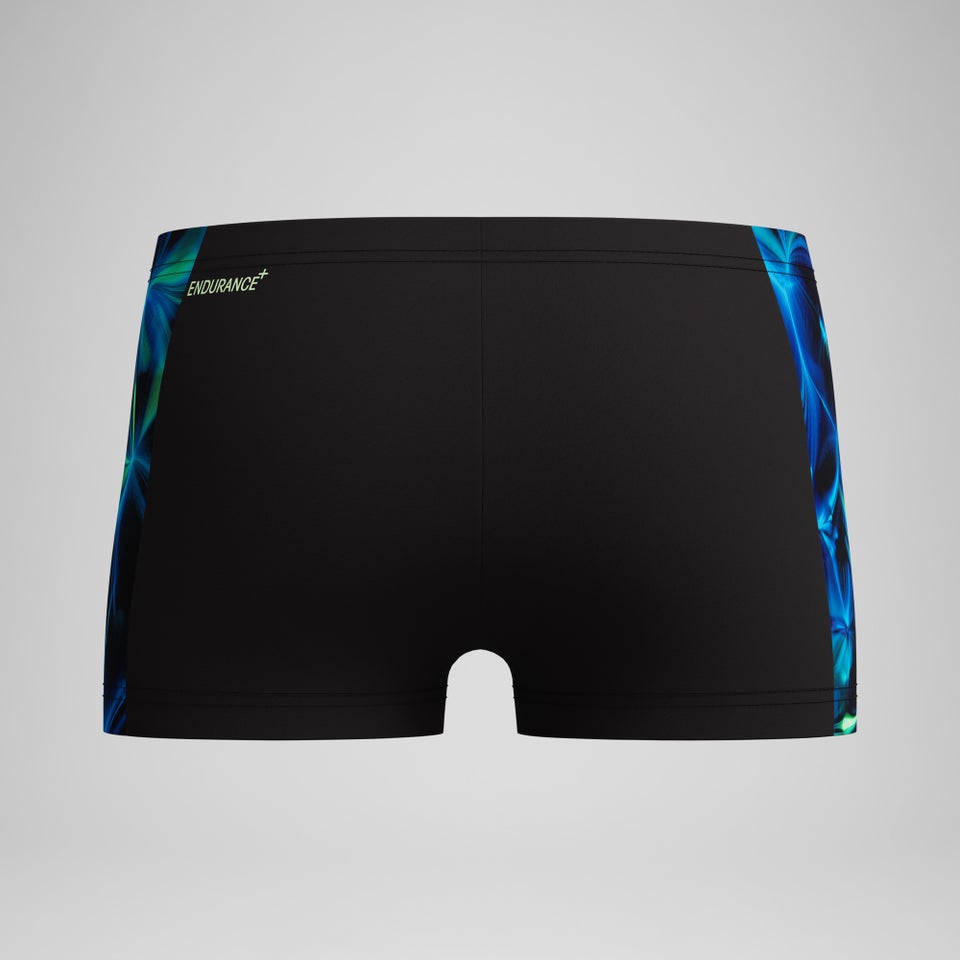 Jungen Aquashorts mit Print Schwarz/Grün