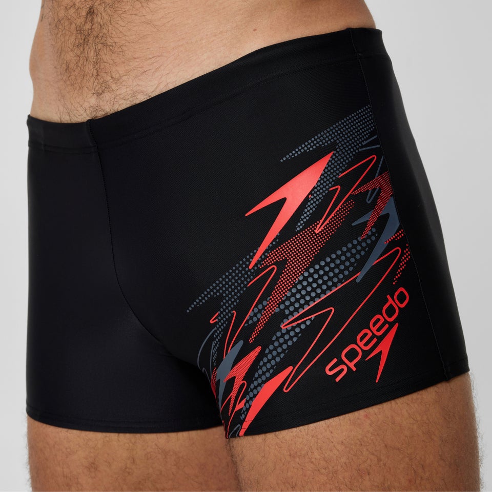 Men's Medley Logo Square Leg Black/Red