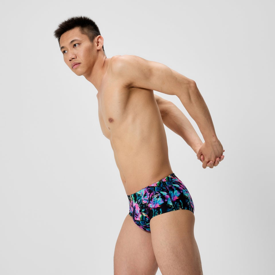 Men's Club Training Printed Brief Pink/Black
