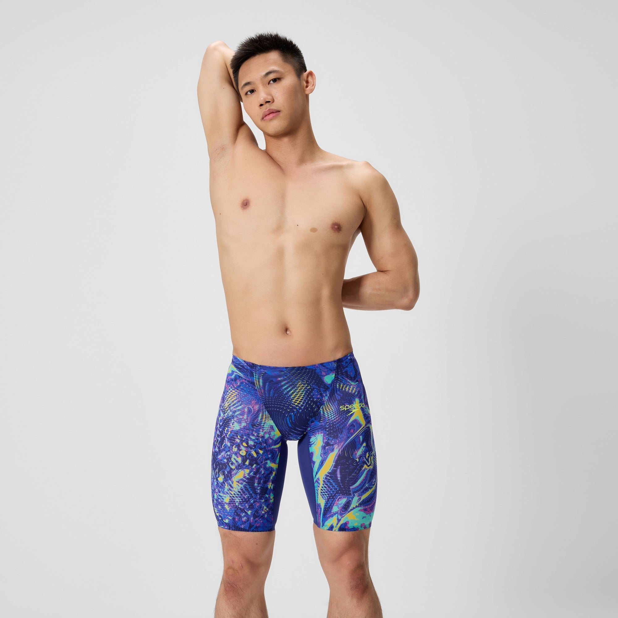 Men's Fastskin LZR Pure Valor 2.0 Jammer Blue/Navy | Speedo UK