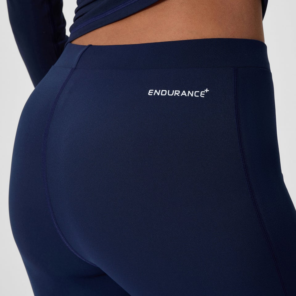 Women's Endurance+ Three Quarter Swim Legging Navy