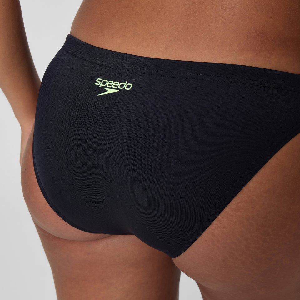 Women's Medley Logo V-Back Two Piece Black/Green