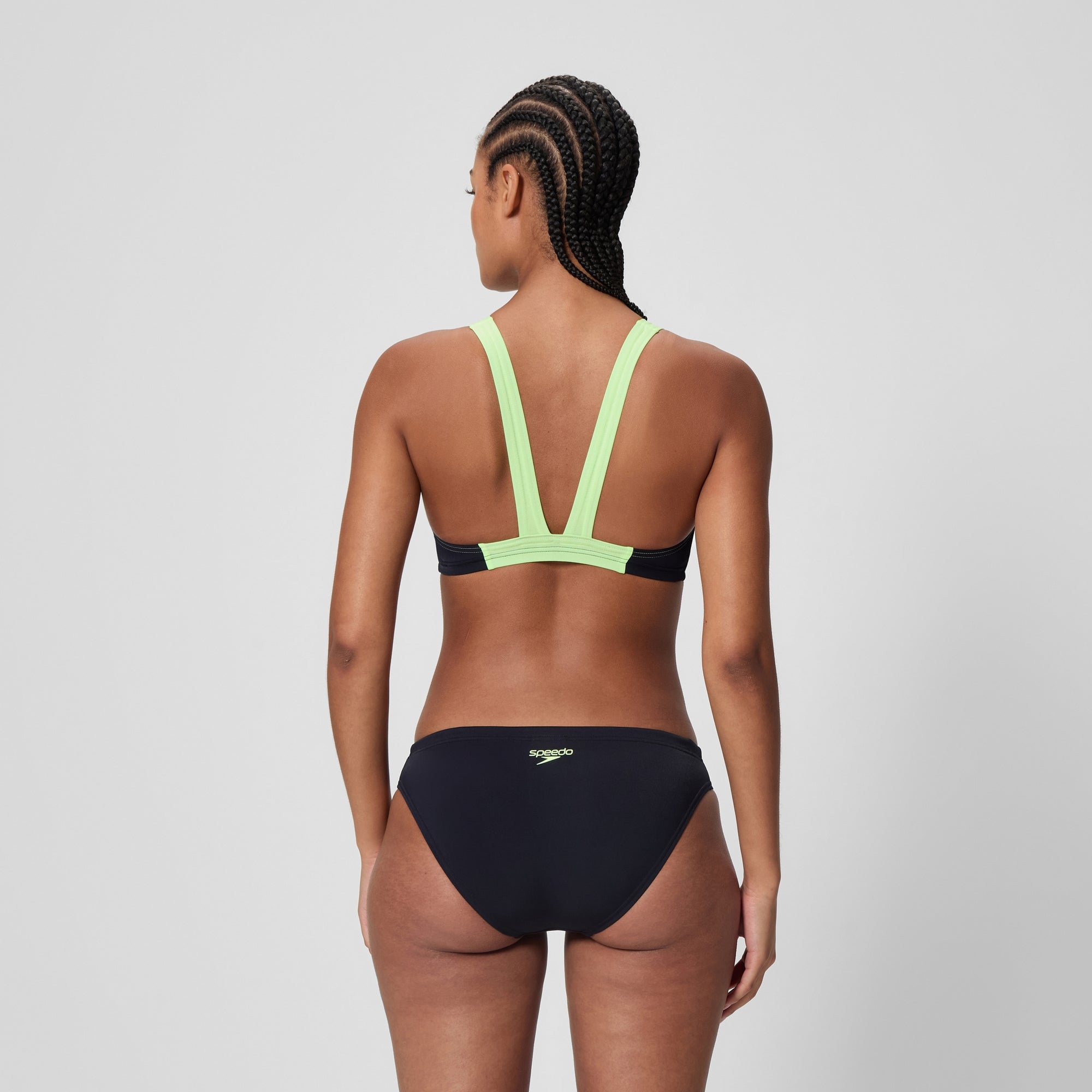 新品　emis LOGO V-BACK STRAP SWIMSUIT 水着　ロゴ W) 이미스 로고 브이백 스트랩 스윔수트 블루 | Emis | KREAM