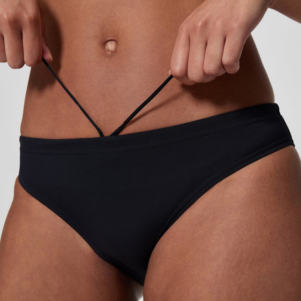 Women's Medley Logo V-Back Two Piece Black/Green