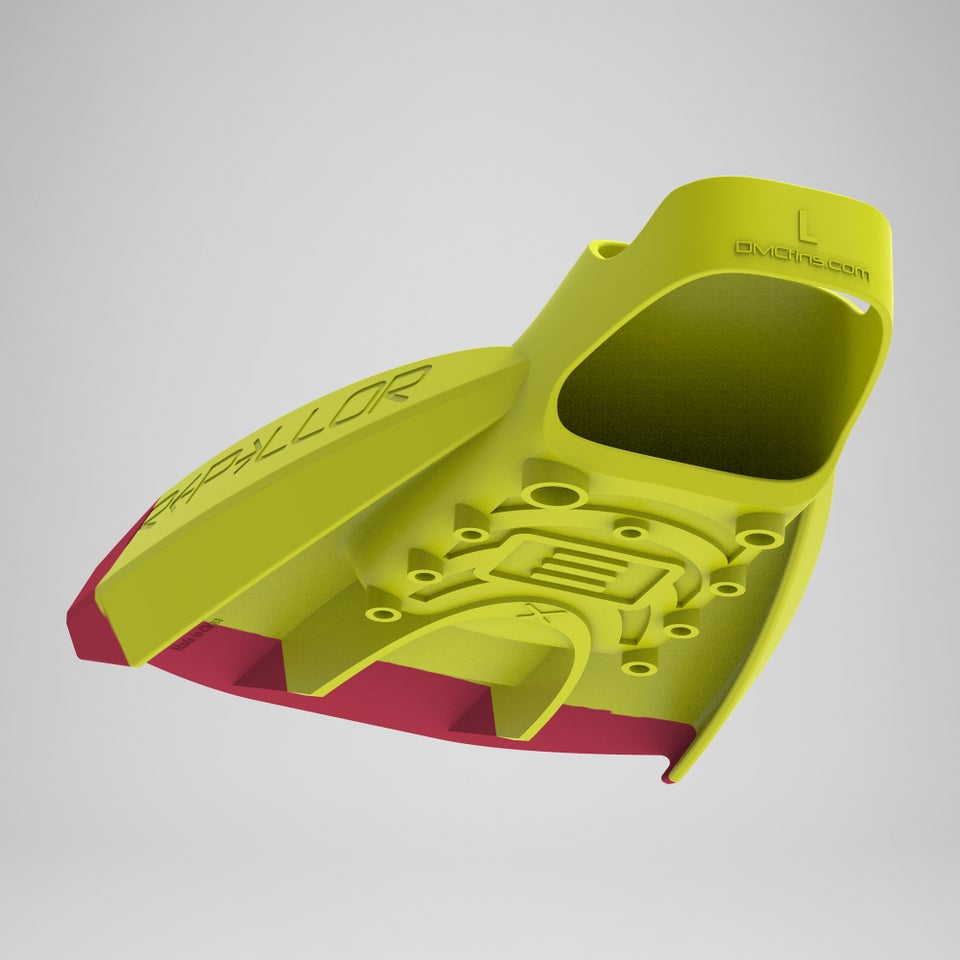 Speedo DMC Repellor X Fin Yellow/Red