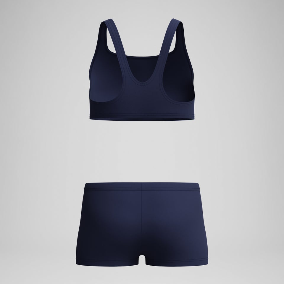 Girls Hyperboom Butterfly Back Two Piece Navy/Blue