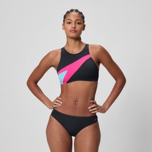 SPEEDO HYPERBOOM BUTTERFLY BACK 2PC BLK/PNK - 40