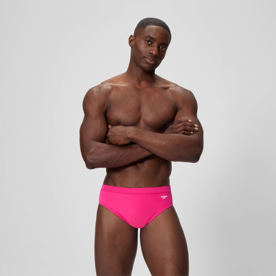 Men's The Speedo Solid 3" Brief Pink