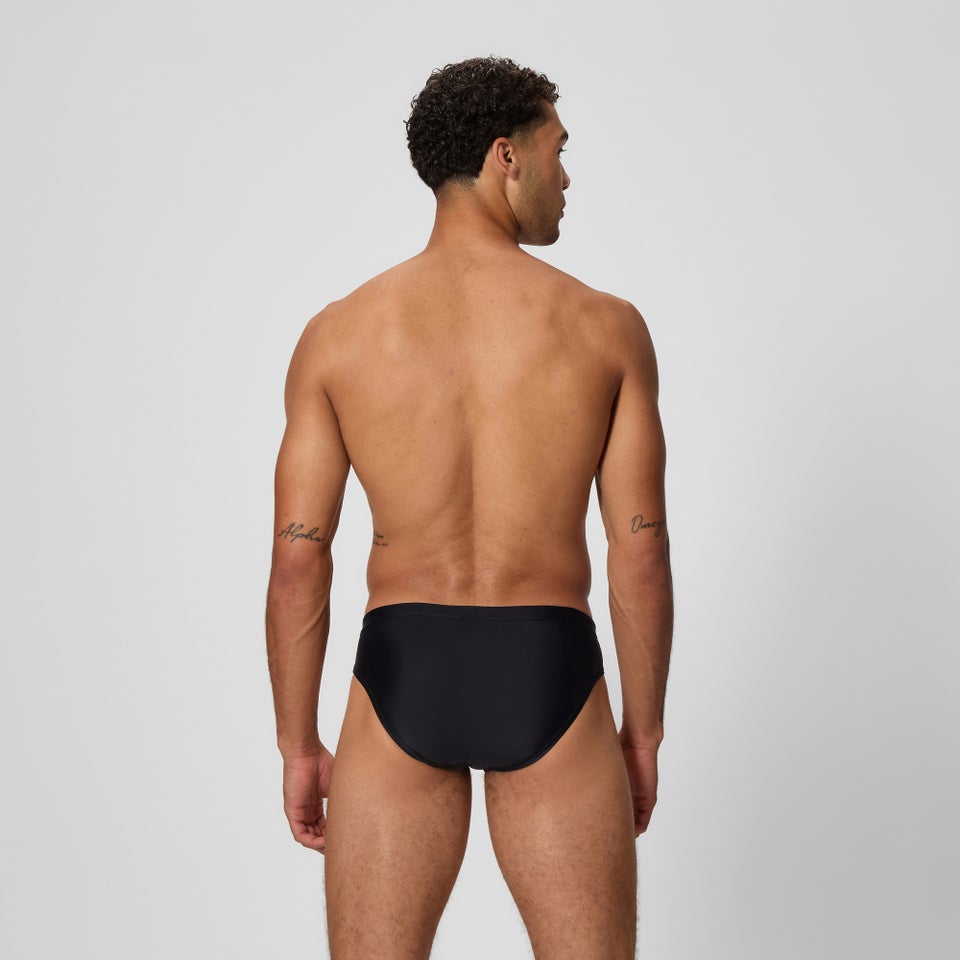 Slip de bain Homme Medley Logo noir/rouge