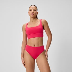 SPEEDO SLD CHEEKY HIGH WAIST BTM DKPNK - 2XL