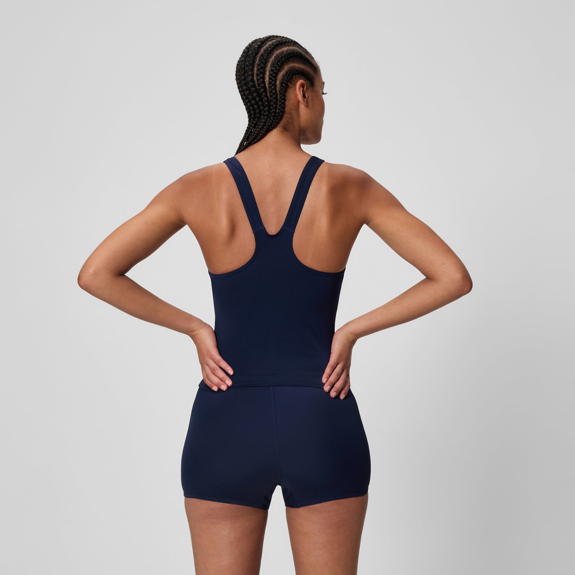 Women's Hyperboom Splice Two Piece Navy/Green | Speedo USA