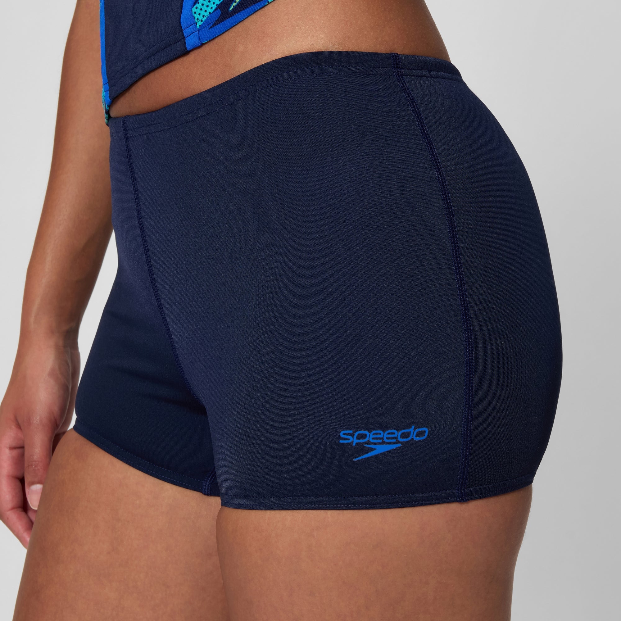 Women's Hyperboom Splice Two Piece Navy/Green | Speedo USA