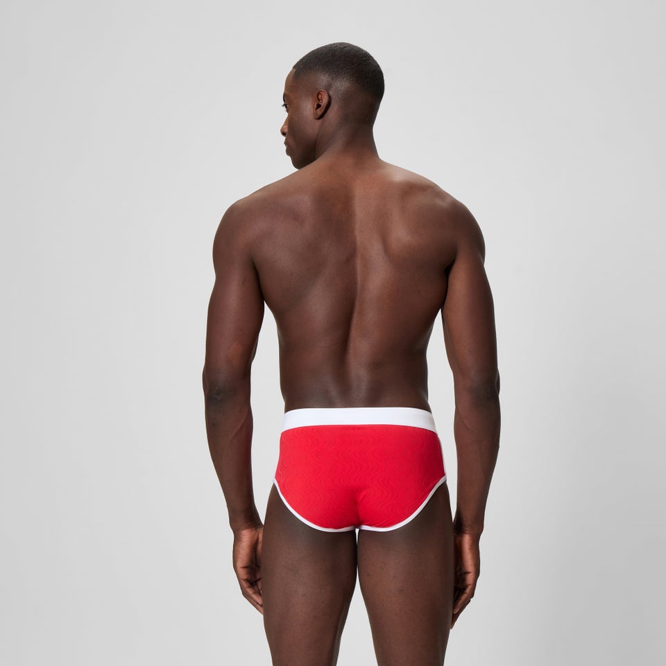 Men's Jetstream Textured Brief Red