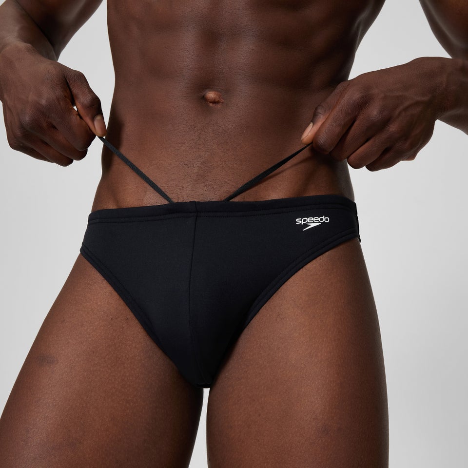 Men's The Speedo Solid 4cm Brief Black