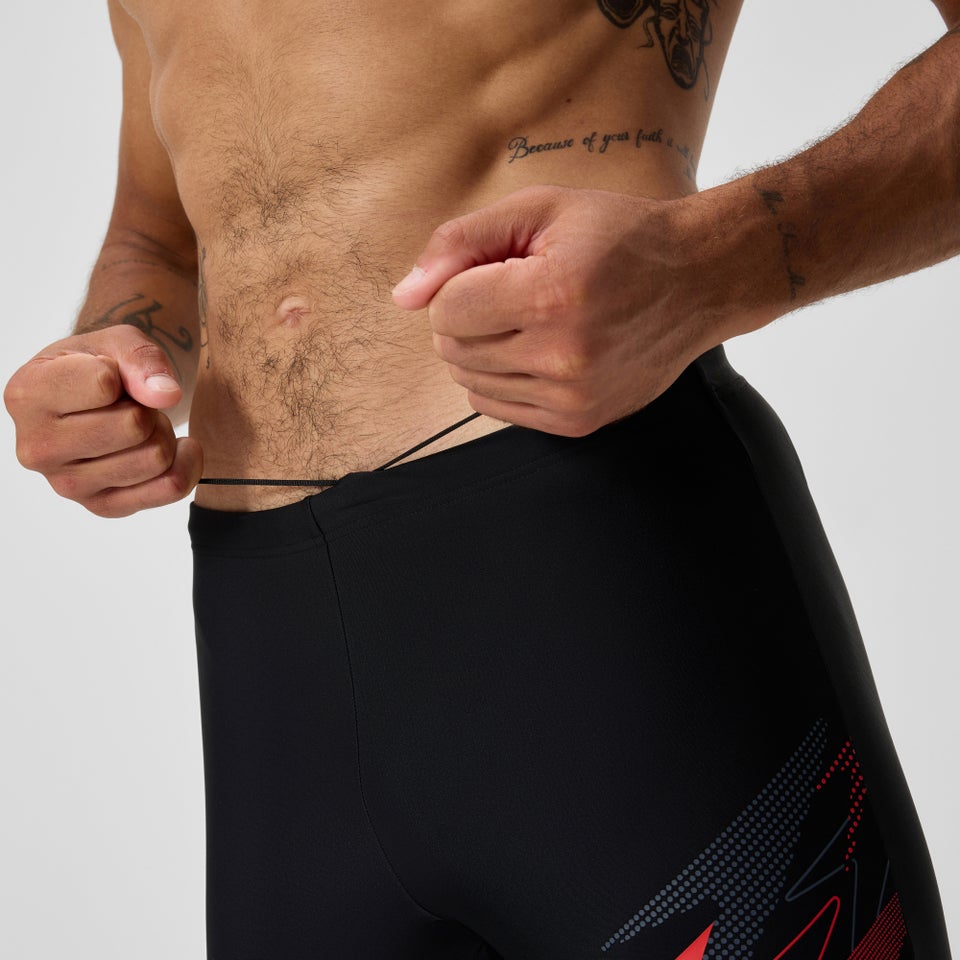 Jammer Homme Medley Logo noir/rouge