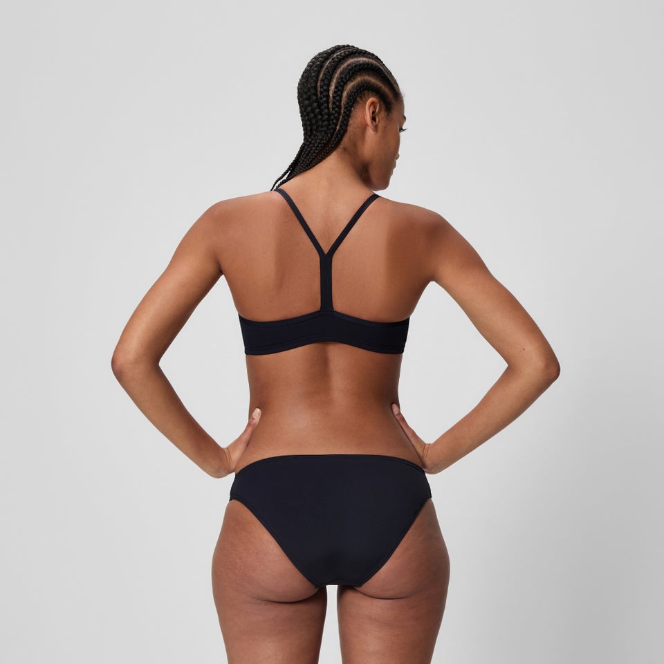 Ensemble bikini Femme Endurance+ Logo à bretelles fines noir