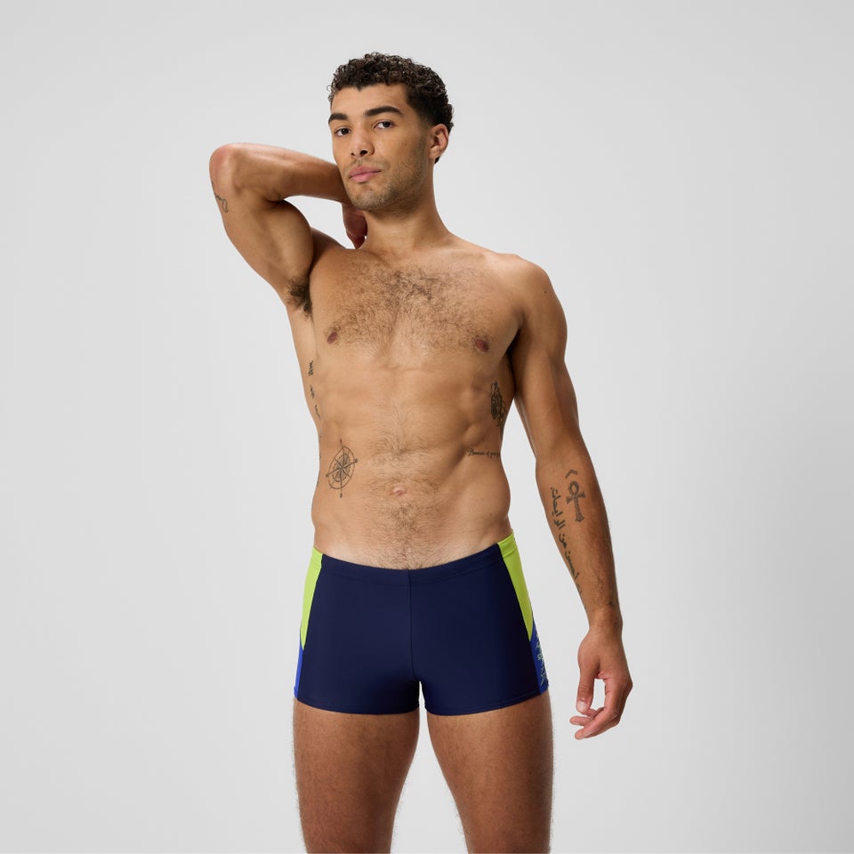 Herren Dive Aquashorts Marineblau/Blau