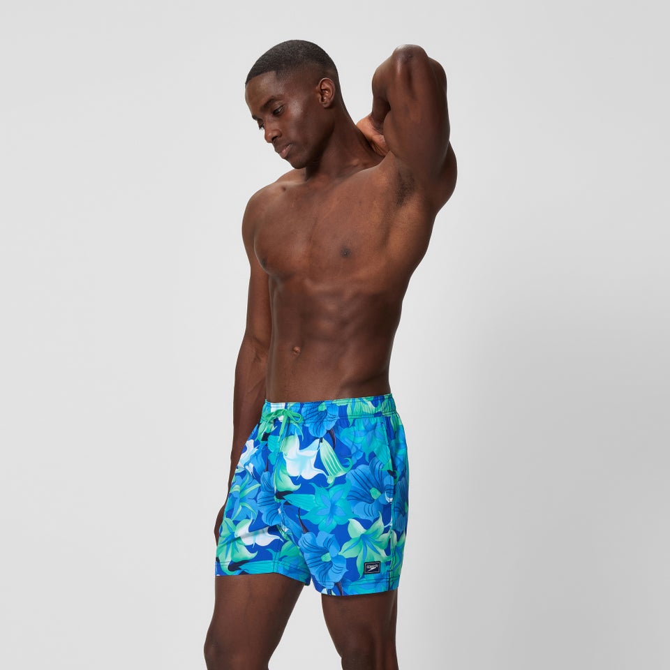 Short de bain Homme Redondo Edge 40 cm imprimé bleu