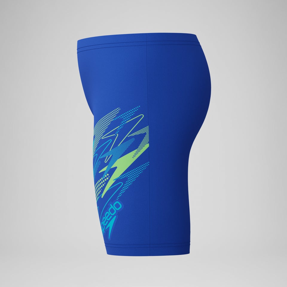 Jungen Medley Schwimmhose mit Logo Blau/Türkis