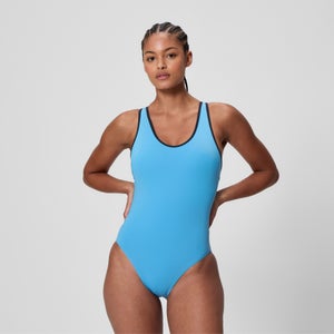 Women's Sculpture Boom Back Swimsuit Blue/Black