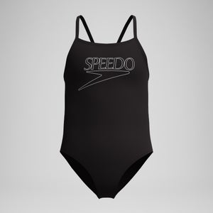 SPEEDO END+ LOGO THINSTRAP 1PC BLK - 4