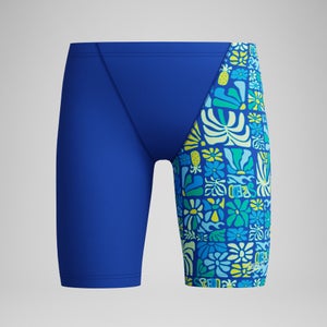 SPEEDO PRINT V-CUT JAMMER BLU/GRN - 8