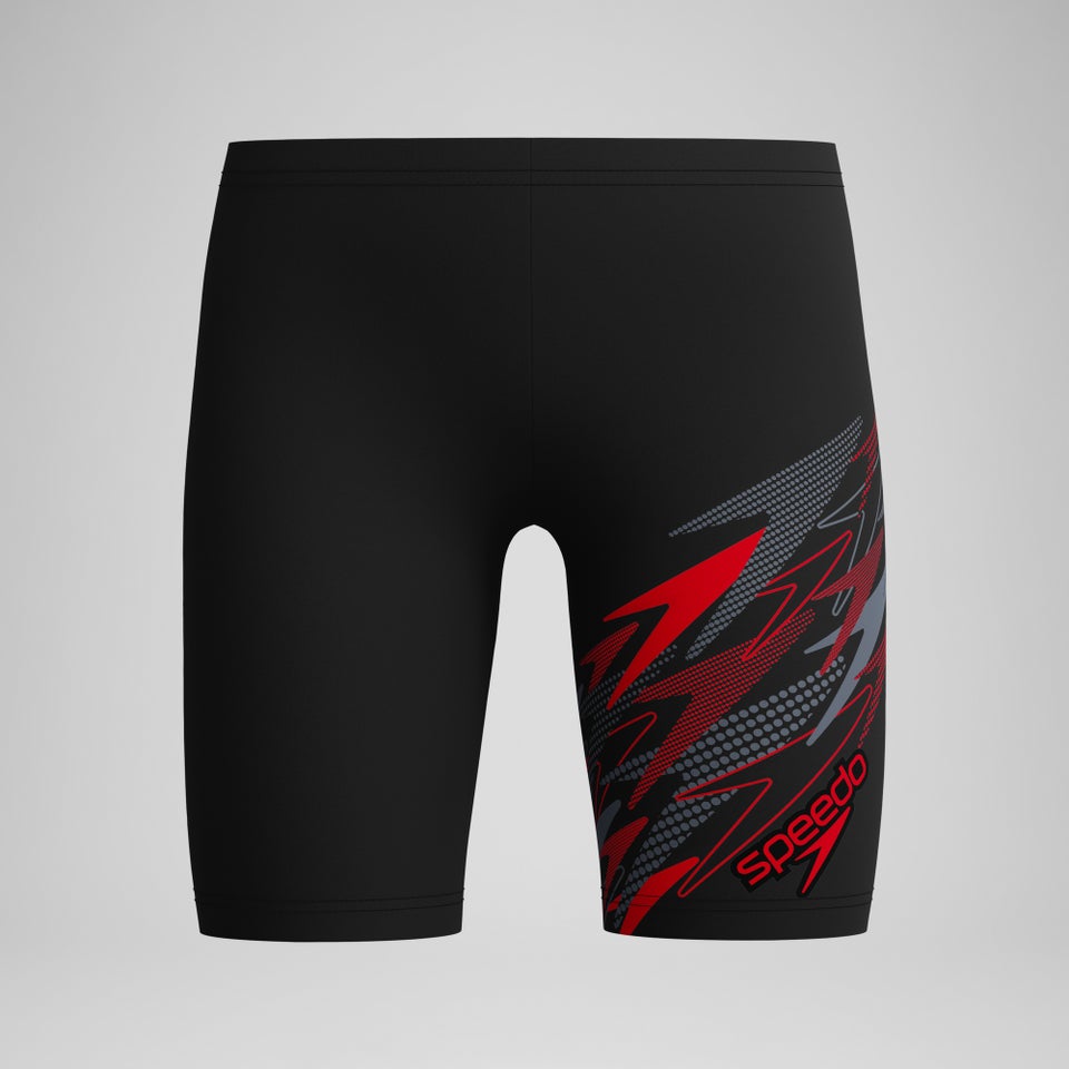 Jammer Garçon Medley Logo noir/rouge