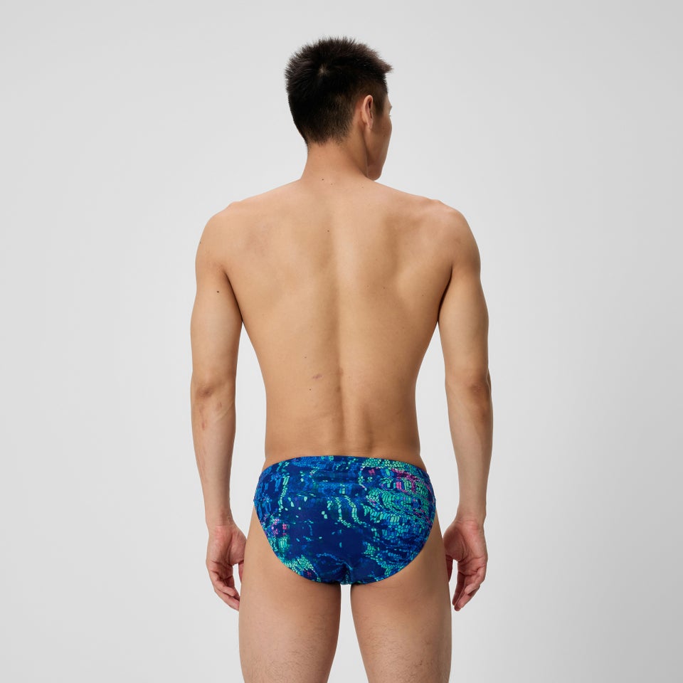 Men's Club Training Printed Brief Navy