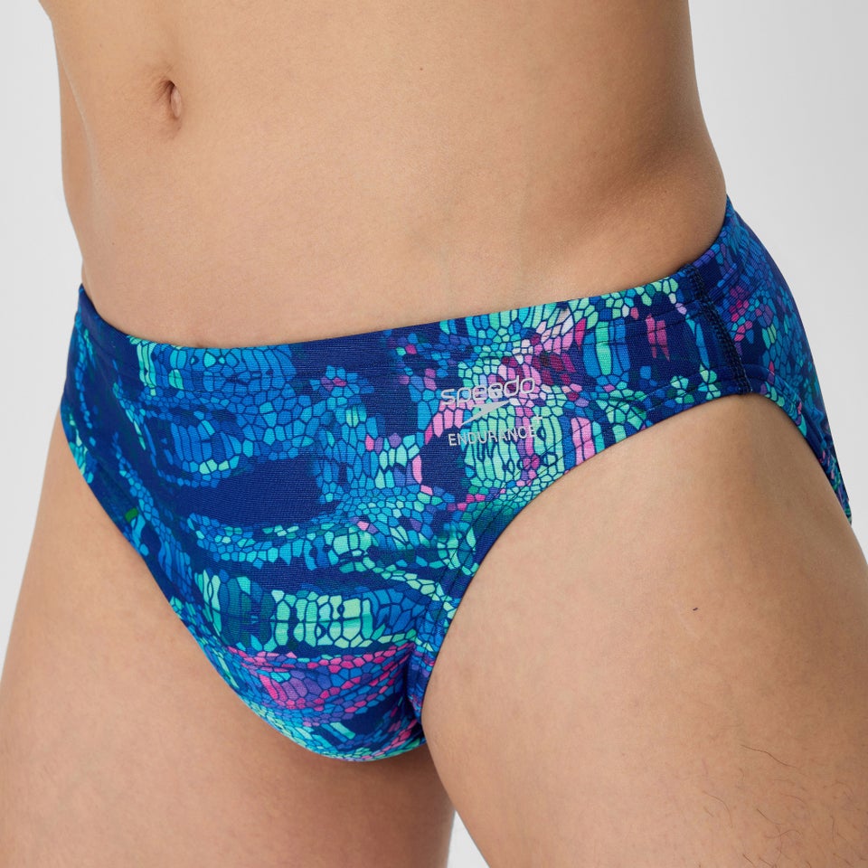 Men's Club Training Printed Brief Navy