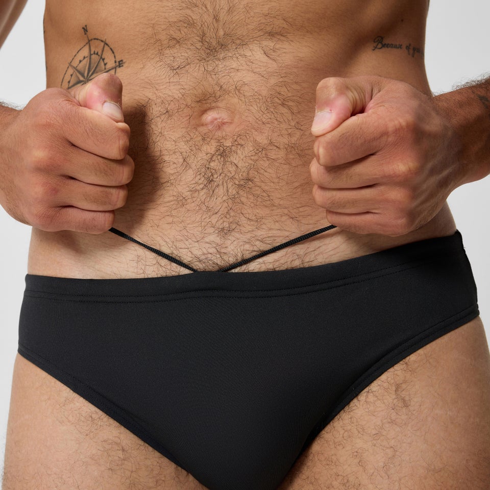 Men's Boom Solid Brief Black