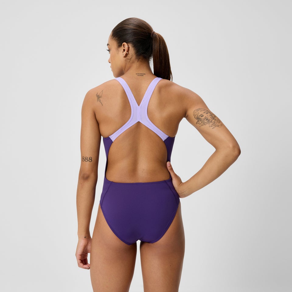 Women's Club Training Powerback One Piece Purple