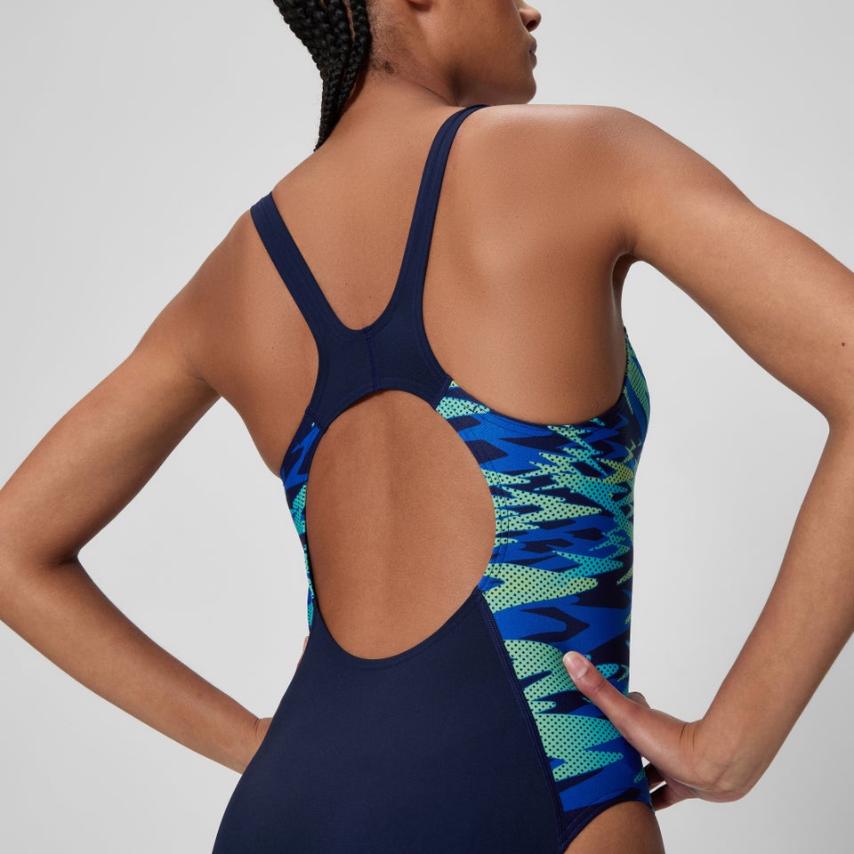Women's Hyperboom Splice Muscleback One Piece Navy/Blue