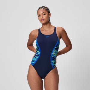 Women's Hyperboom Splice Muscleback One Piece Navy/Blue