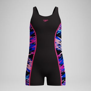 SPEEDO HYPERBOOM SPLC MSBK LEGSUIT BLK/PNK - 14