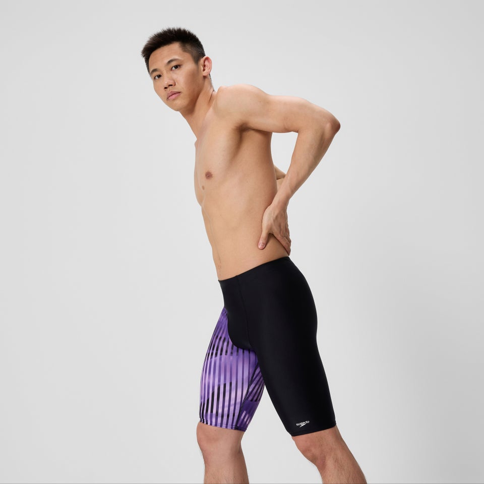 Men's Club Training Printed Jammer Purple