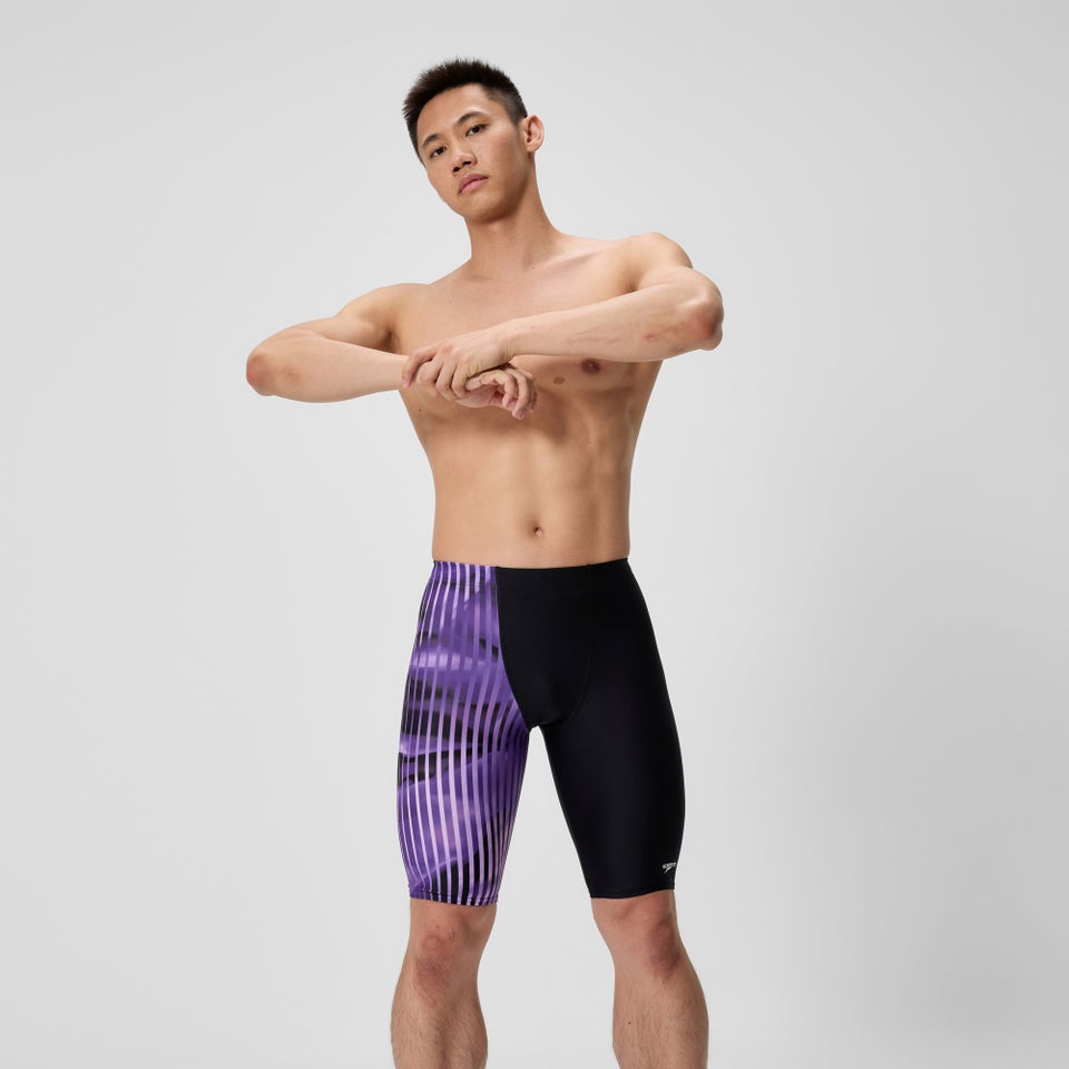 Men's Club Training Printed Jammer Purple