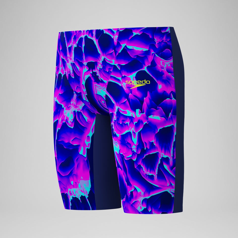 Jungen Fastskin Endurance+ Max Schwimmhose mit hohem Bund Violett/Pink