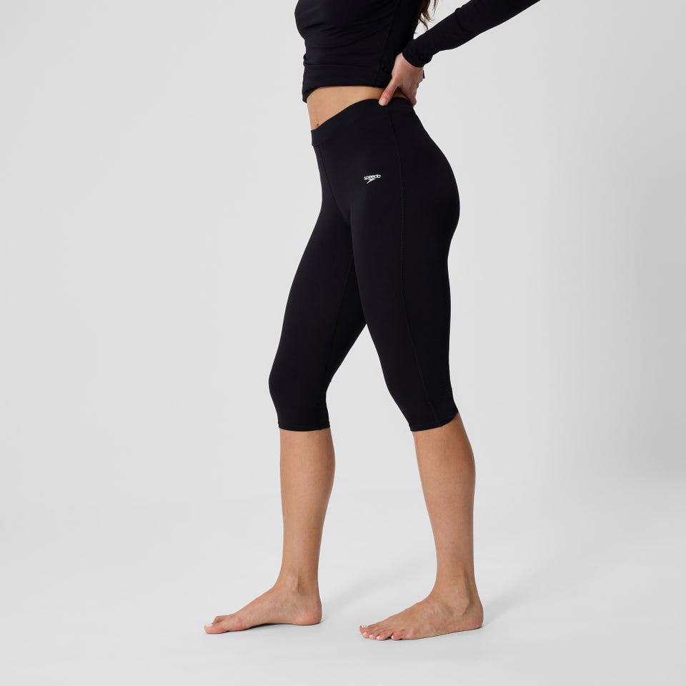Legging de bain trois-quarts Femme Endurance+ noir