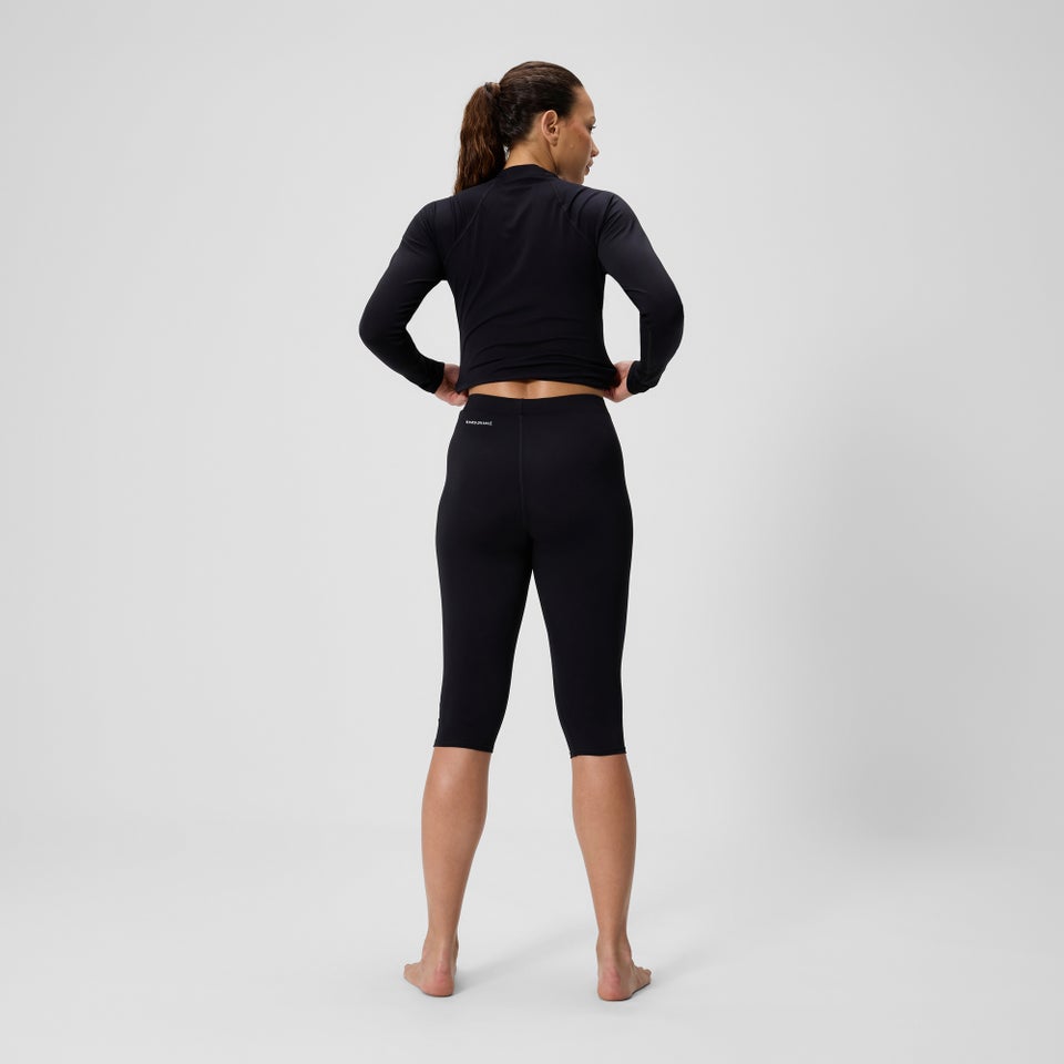Legging de bain trois-quarts Femme Endurance+ noir
