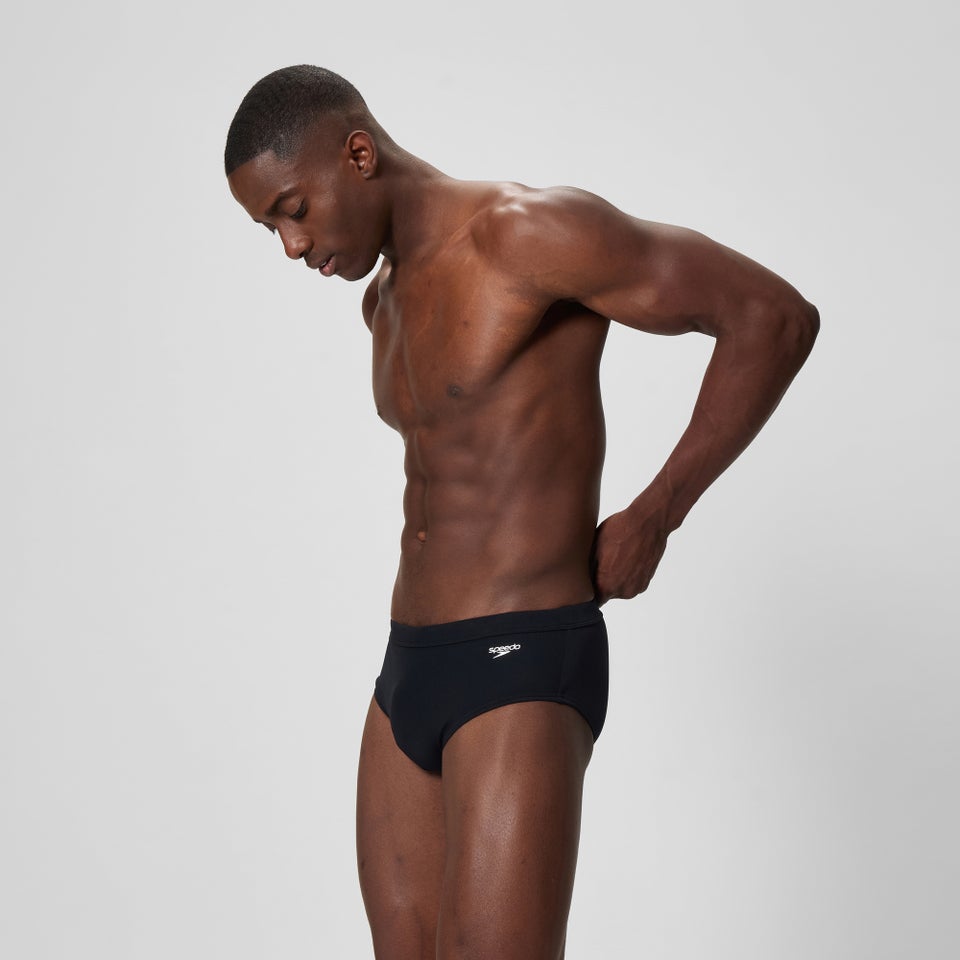 Men's The Speedo Solid 5" Brief Black