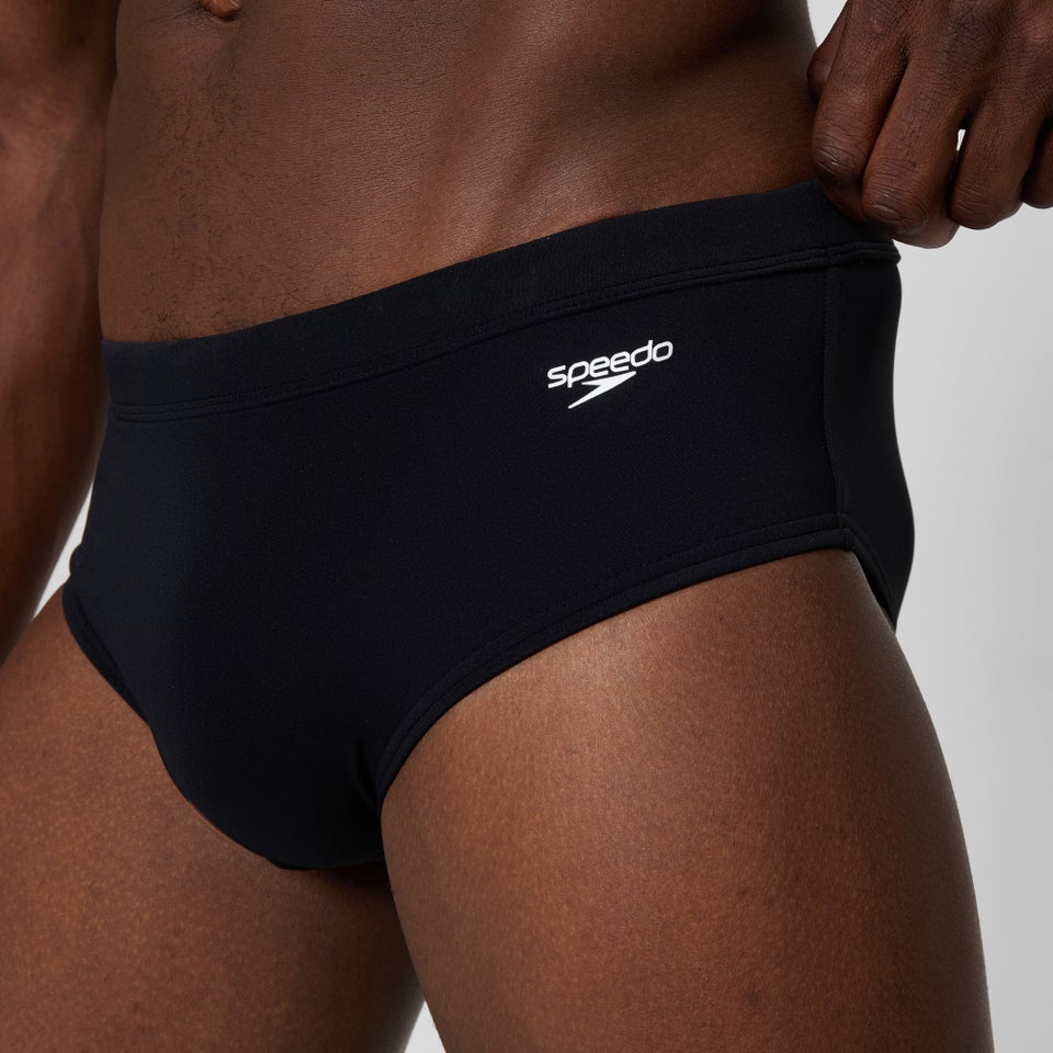 Men's The Speedo Solid 5" Brief Black