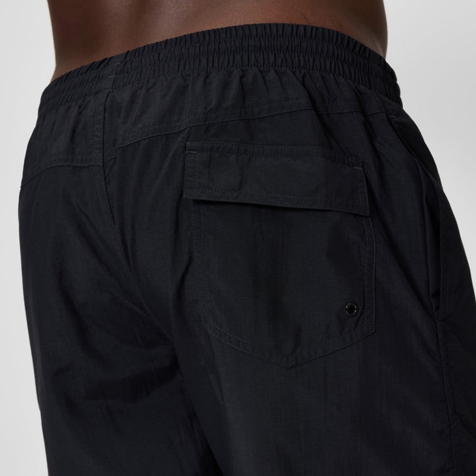 Herren Medley Badeshorts 40 cm mit Logo Grau/Schwarz