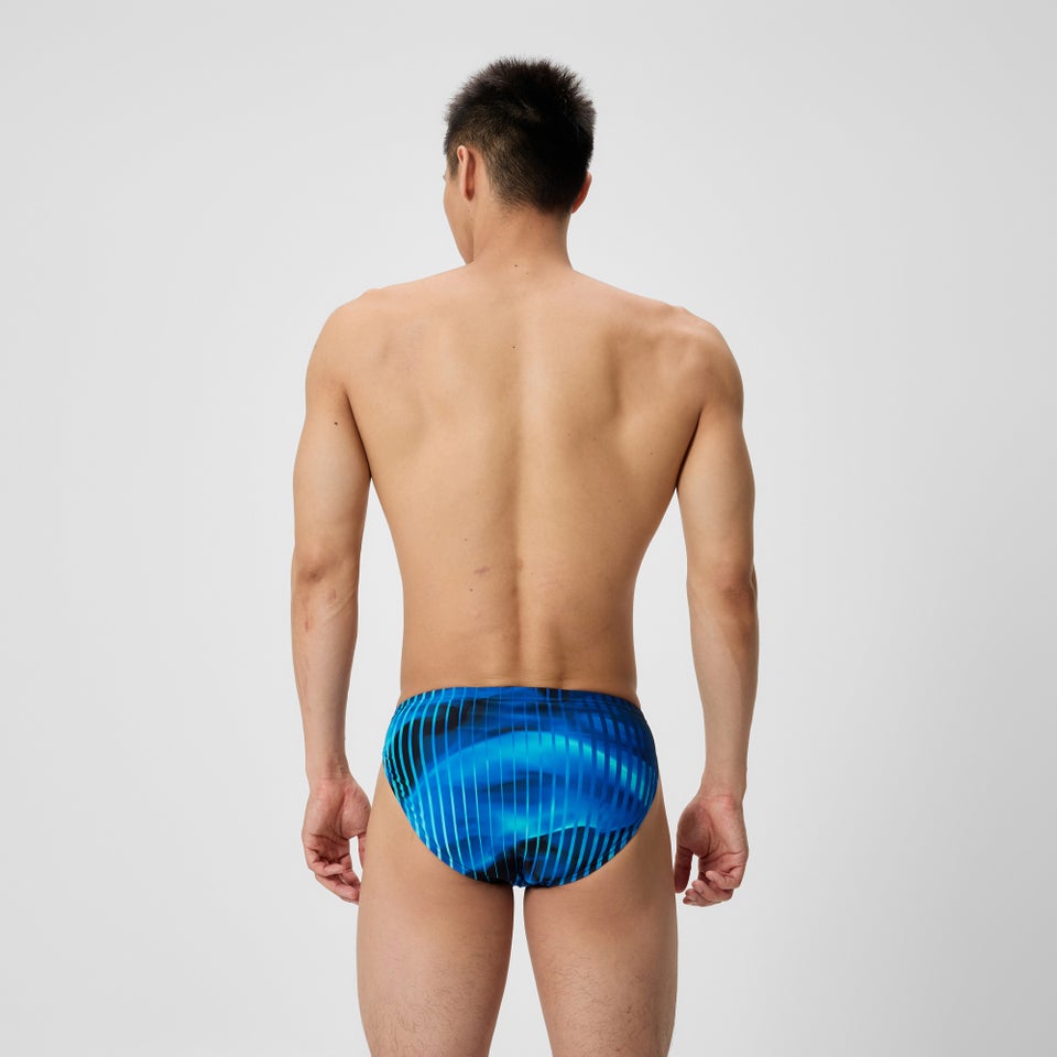 Men's Club Training Printed Brief Blue