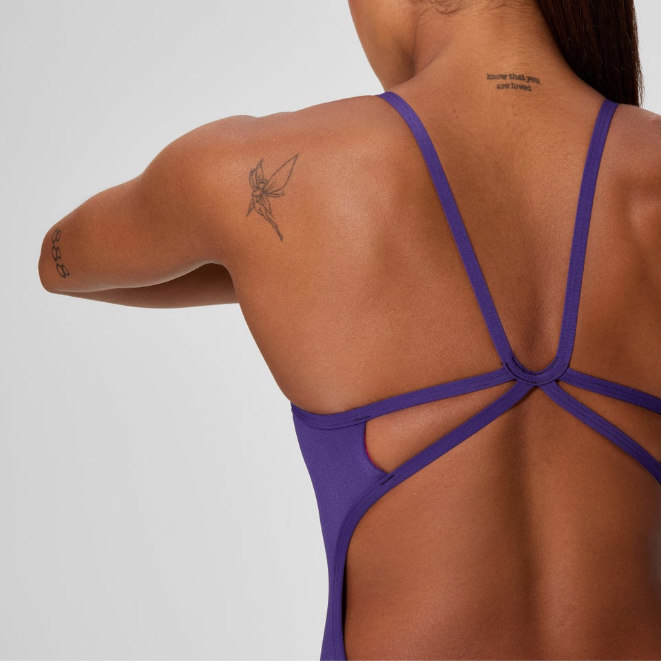 Maillot de bain Femme Club Training Web Back violet