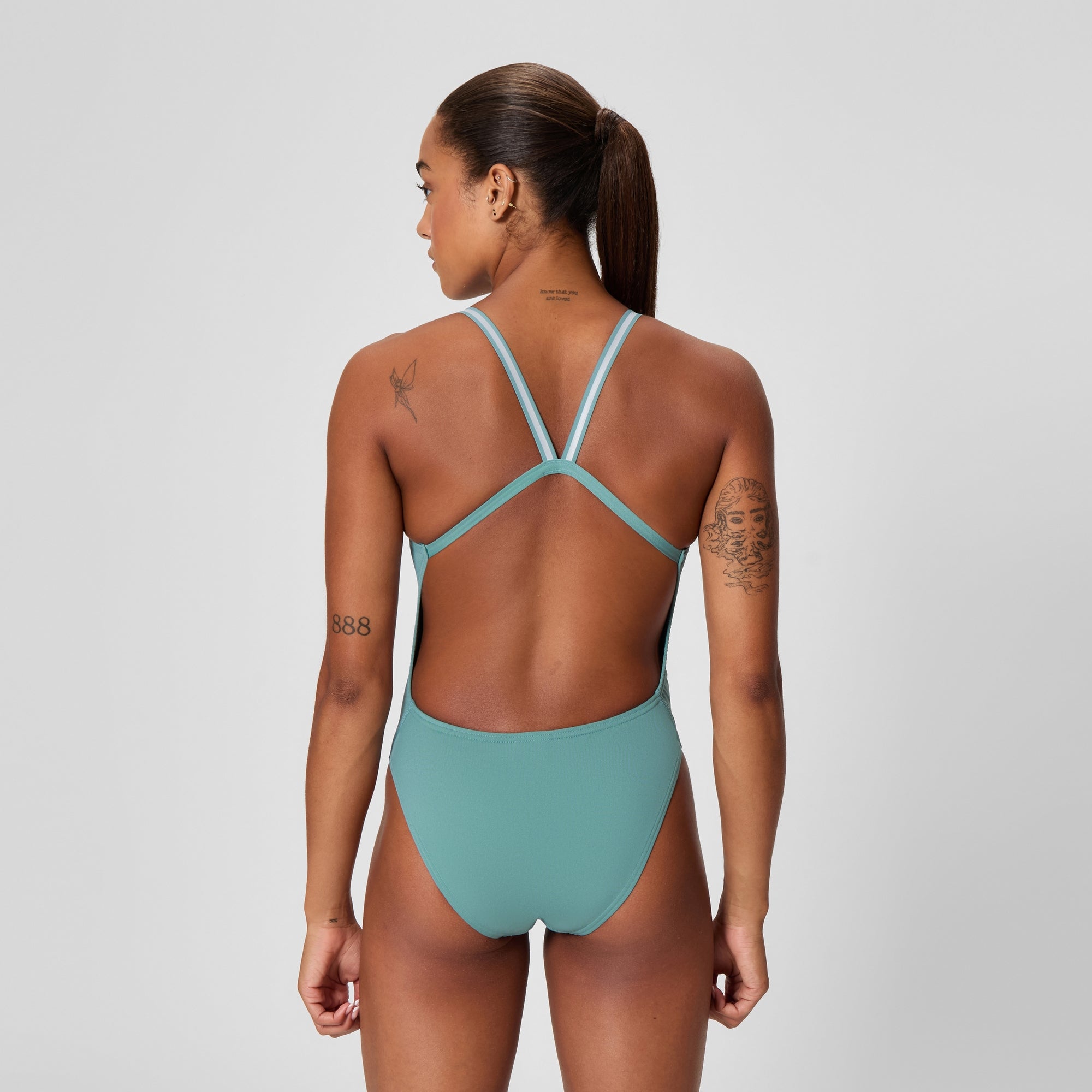 Women's Vanquisher Active Back One Piece Storm Green | Speedo USA