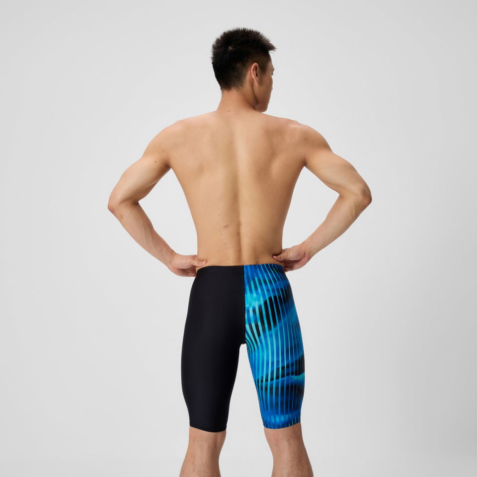 Men's Club Training Printed Jammer Blue/Black